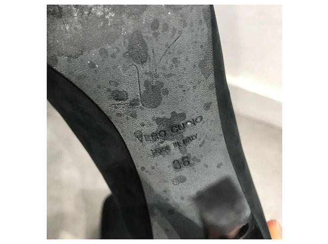 GIUSEPPE ZANOTTI Botines T.EU 36 Ante Negro - vista 5