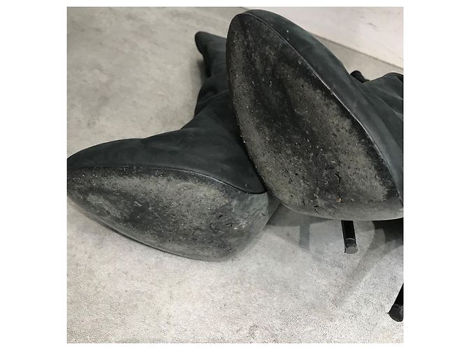 GIUSEPPE ZANOTTI Botines T.EU 36 Ante Negro - vista 6