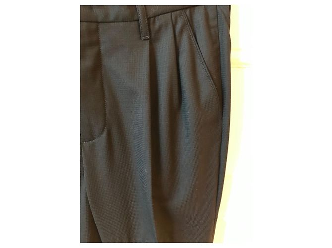 Pantalones PRADA T.International S Lana Negro - vista 2