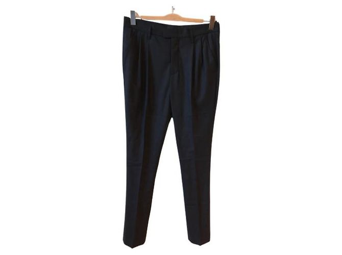 Pantalones PRADA T.International S Lana Negro - vista 6