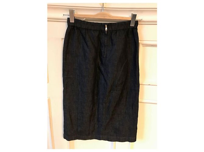 Faldas MARNI T.FR 34 Denim - Jeans Azul - vista 3