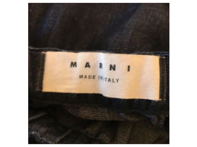 Faldas MARNI T.FR 34 Denim - Jeans Azul - vista 4