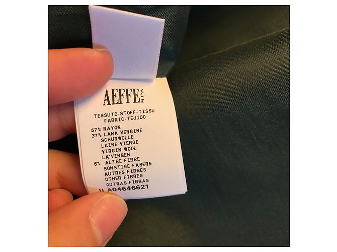 ALBERTA FERRETTI Kleider T.FR 38 Viskose Grün - Ansicht 6