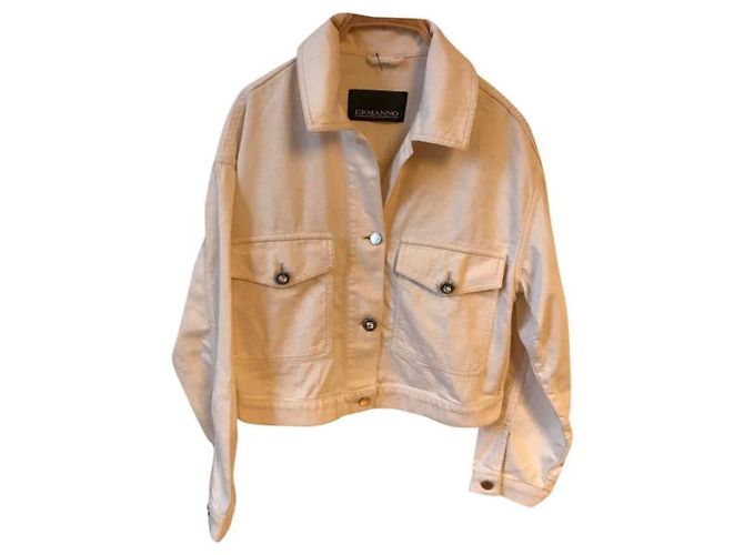 ERMANNO SCERVINO Jacken T.FR 36 Denim - Jeans Roh - Ansicht 7