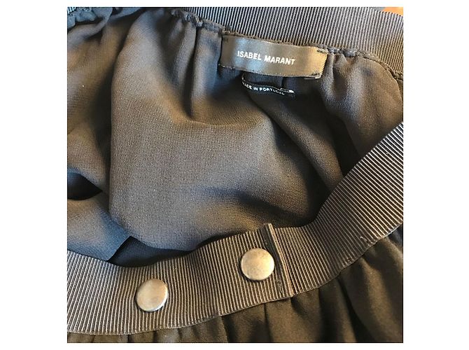 ISABEL MARANT Röcke T.International S Polyester Schwarz - Ansicht 3
