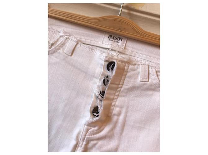 HUDSON Jeans T.FR 36 Algodón Blanco - vista 2