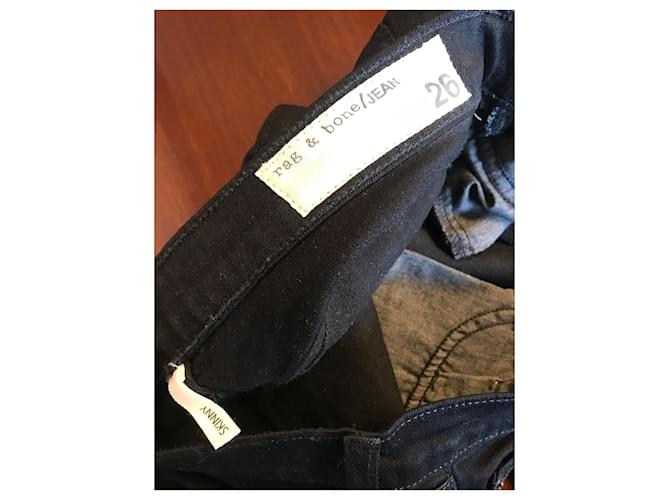 RAG & BONE Jeans T.FR 36 Cotone Nero - vista 3