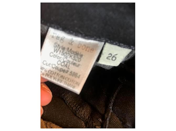 RAG & BONE Jeans T.FR 36 Cotone Nero - vista 4