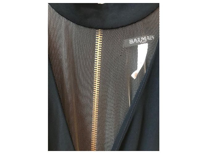 BALMAIN Jumpsuits T.FR 36 Synthetisch Schwarz - Ansicht 3