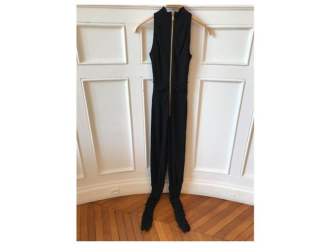 BALMAIN Jumpsuits T.FR 36 Synthetisch Schwarz - Ansicht 6