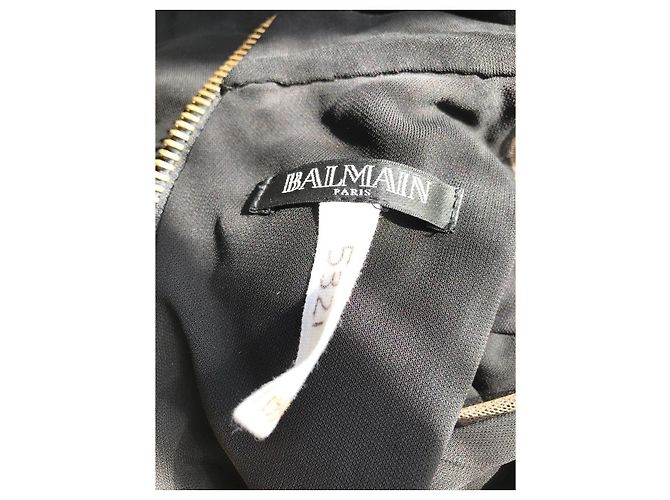 BALMAIN Jumpsuits T.FR 36 Synthetisch Schwarz - Ansicht 7