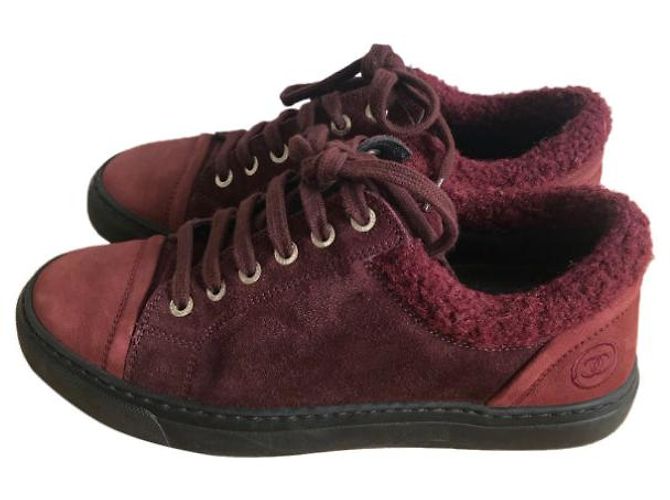 Zapatillas CHANEL T.EU 36 Ante Burdeos - vista 10