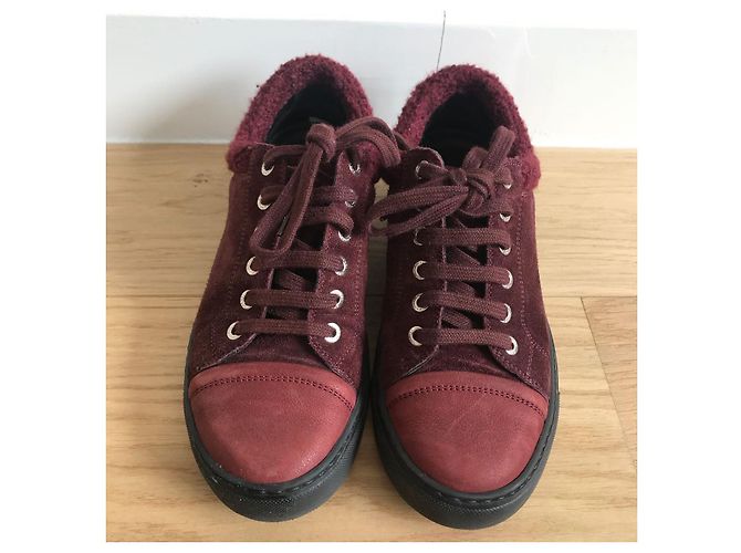 Zapatillas CHANEL T.EU 36 Ante Burdeos - vista 3