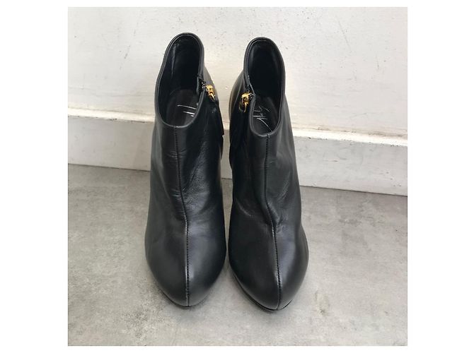 GIUSEPPE ZANOTTI Stivaletti T.EU 37.5 Pelle Nero - vista 2
