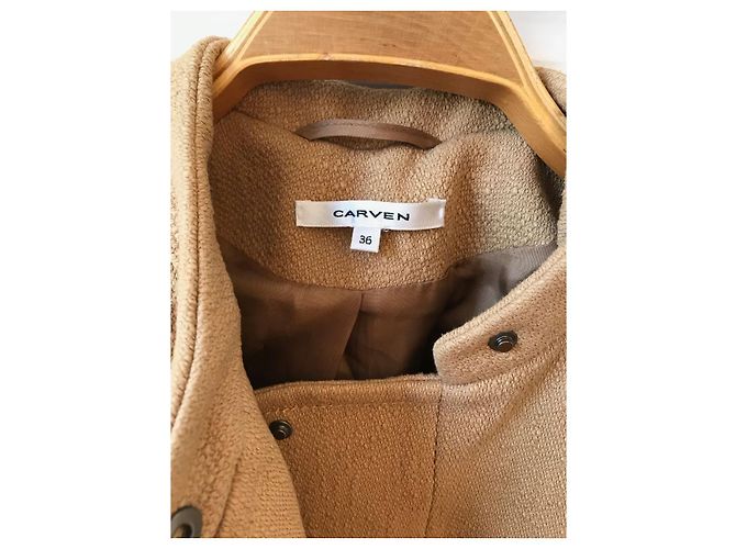 Chaquetas CARVEN T.International S Algodón Beige - vista 2