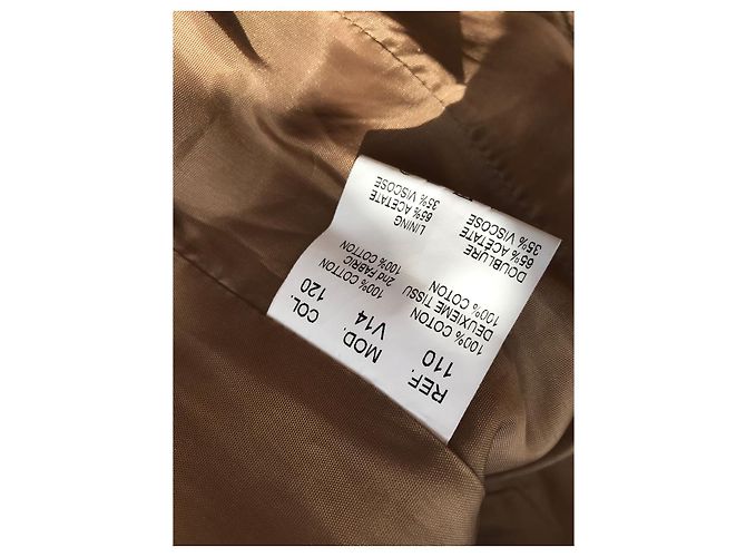 Chaquetas CARVEN T.International S Algodón Beige - vista 4