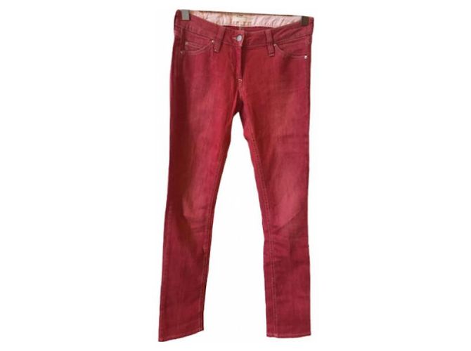 ISABEL MARANT ETOILE Jeans T.FR 36 Algodón Roja - vista 5