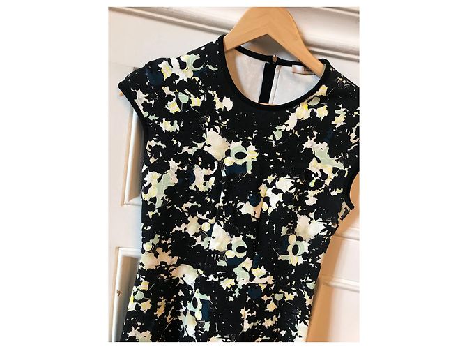Vestidos ERDEM T.International S Algodón Negro - vista 2