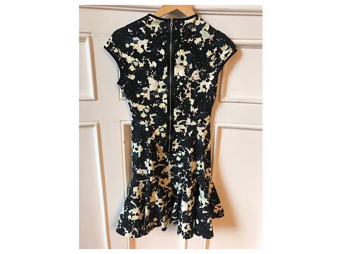 Vestidos ERDEM T.International S Algodón Negro - vista 3