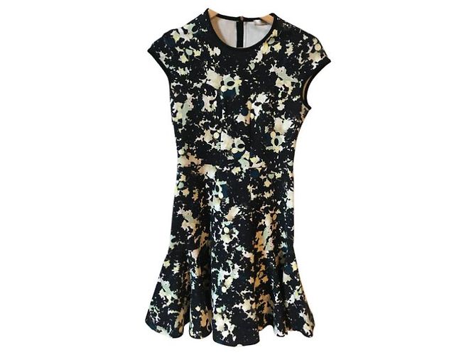 Vestidos ERDEM T.International S Algodón Negro - vista 6