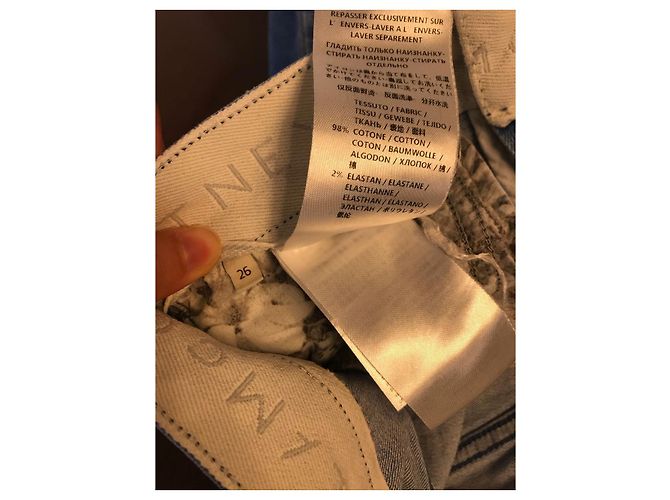 Stella Mc Cartney Jeans STELLA MCCARTNEY T.US 26 Algodón Azul - vista 4