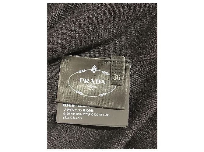 PRADA Punto T.IT 36 Cachemira Negro - vista 3