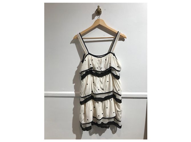 Vestido MARC JACOBS T.US 2 de seda Blanco - vista 2