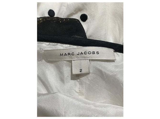 Vestido MARC JACOBS T.US 2 de seda Blanco - vista 4