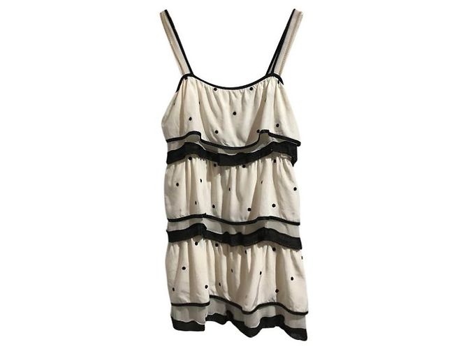 Vestido MARC JACOBS T.US 2 de seda Blanco - vista 6