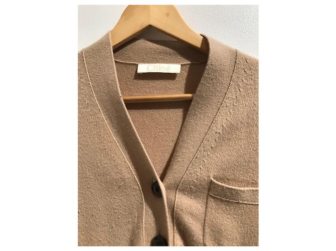Chloé CHLOE Malha T.Internacional XS Cashmere Bege - vista 2