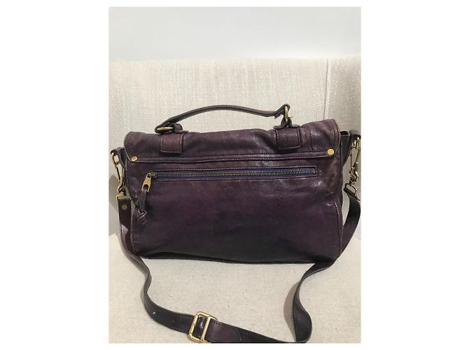 PROENZA SCHOULER Borse T. Pelle Porpora - vista 2