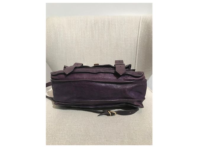 PROENZA SCHOULER Borse T. Pelle Porpora - vista 3