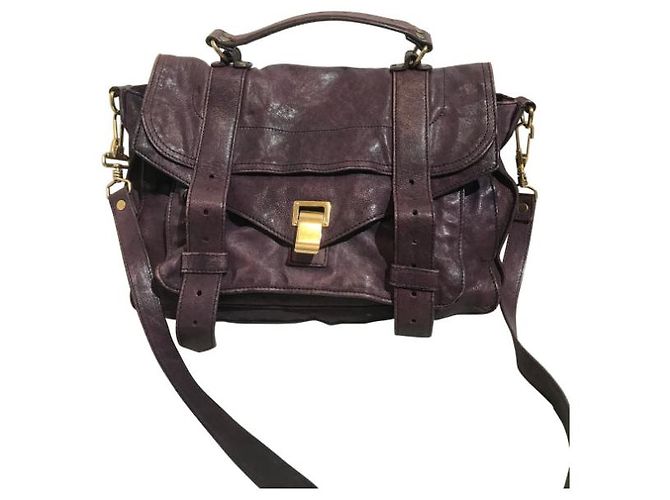 PROENZA SCHOULER Borse T. Pelle Porpora - vista 8