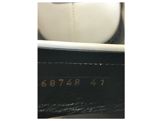 SAINT LAURENT Mules e zoccoli T.EU 41 Pelle Bianco - vista 7
