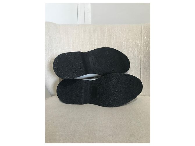 SAINT LAURENT Mules e zoccoli T.EU 41 Pelle Bianco - vista 8