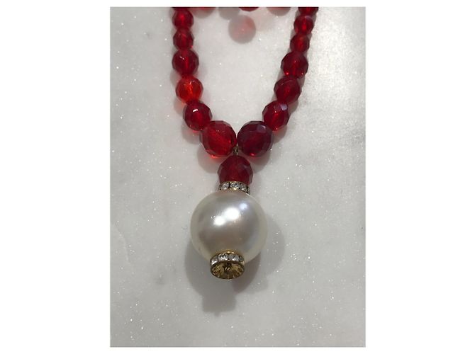 Spille e fermagli VERSACE T. Metallo Rosso - vista 3