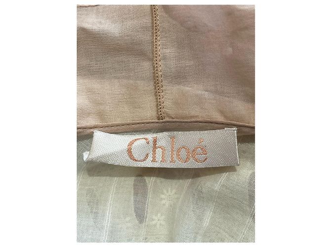 Chloé CHLOE Top T.Internazionale M Cotone Crudo - vista 4