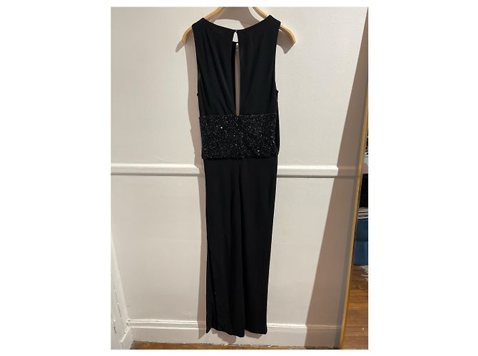 HERVE LEGER Kleid T.International S Viskose Schwarz - Ansicht 3