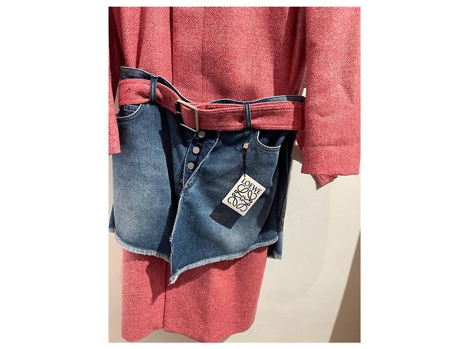 Cappotti LOEWE T.IT 46 Lana Rosa - vista 3