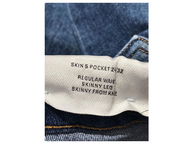 ACNE STUDIOS Jeans T.FR 34 Cotone Blu - vista 5