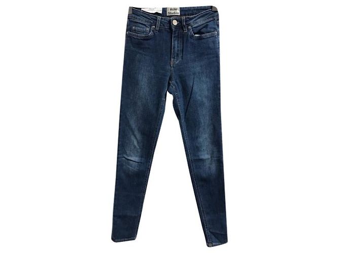 ACNE STUDIOS Jeans T.FR 34 Cotone Blu - vista 7