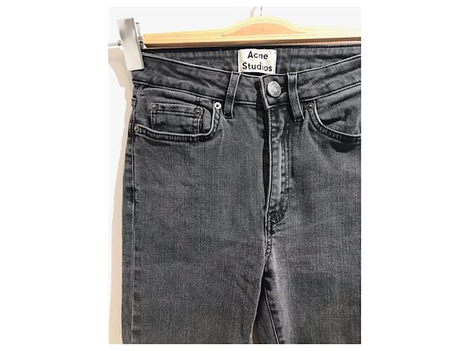 ACNE STUDIOS Jeans T.FR 34 Cotone Nero - vista 2
