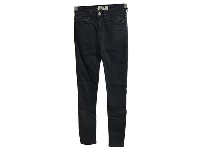 ACNE STUDIOS Jeans T.FR 34 Cotone Nero - vista 6