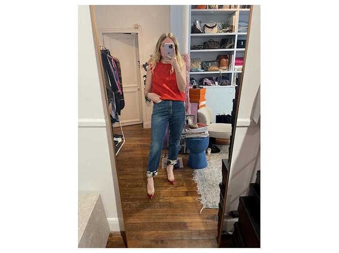 SAINT LAURENT Jeans T.FR 36 Algodón Azul - vista 3