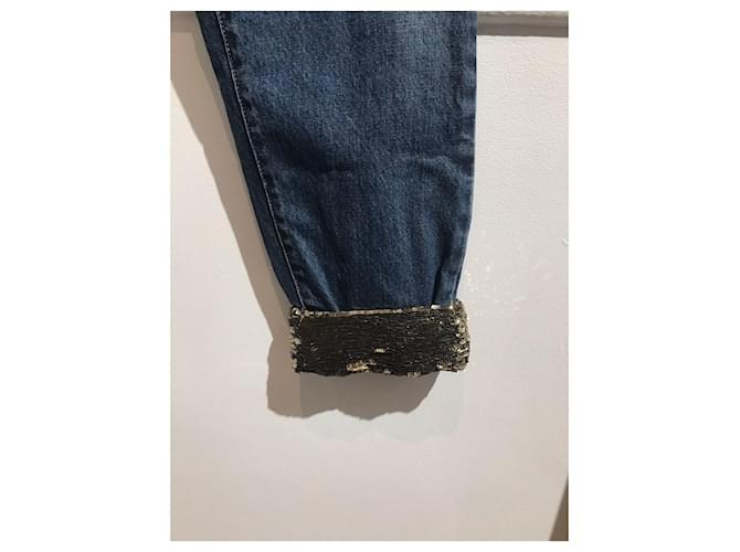 SAINT LAURENT Jeans T.FR 36 Algodón Azul - vista 4