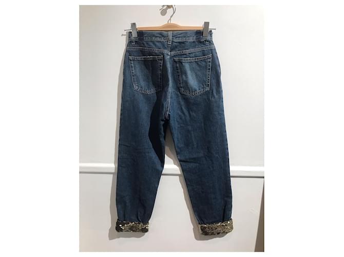 SAINT LAURENT Jeans T.FR 36 Algodón Azul - vista 5