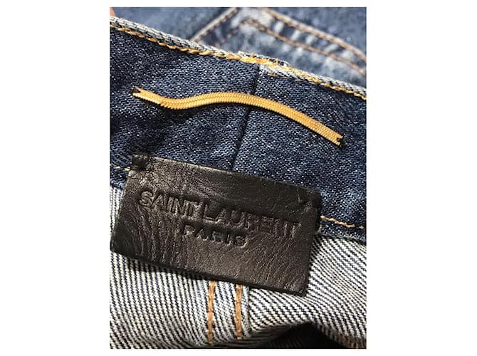 SAINT LAURENT Jeans T.FR 36 Algodón Azul - vista 6