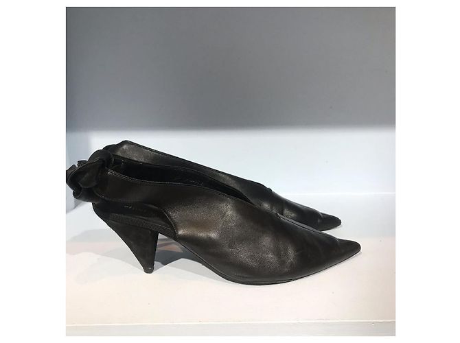 Céline CELINE Absätze T.EU 37.5 Leder Schwarz - Ansicht 2