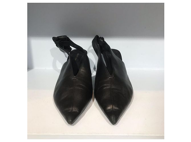 Céline CELINE Absätze T.EU 37.5 Leder Schwarz - Ansicht 3