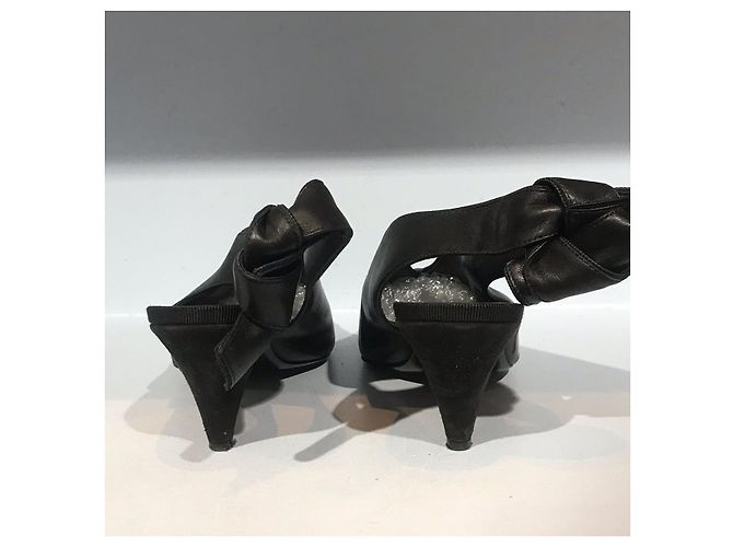 Céline CELINE Absätze T.EU 37.5 Leder Schwarz - Ansicht 5